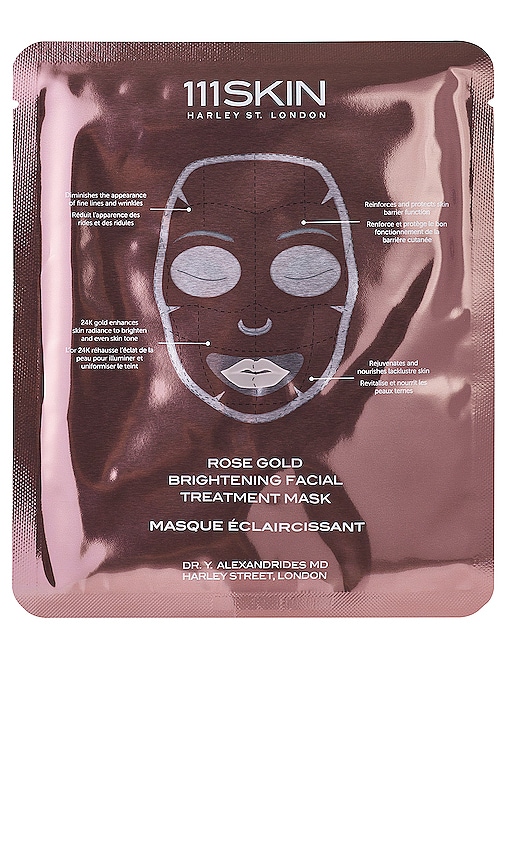 Rose Gold Brightening Facial Treatment Mask 5 Pack
